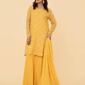 EMBROIDERED & EMBELISHED CHIFFON 3 PCS (UNSTITCHED)